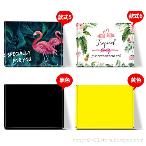 Private Label Wholesale Custom Logo Color Printing Premium Luxury Cardboard Paper Gift Wig Hair Extension Packaging Box